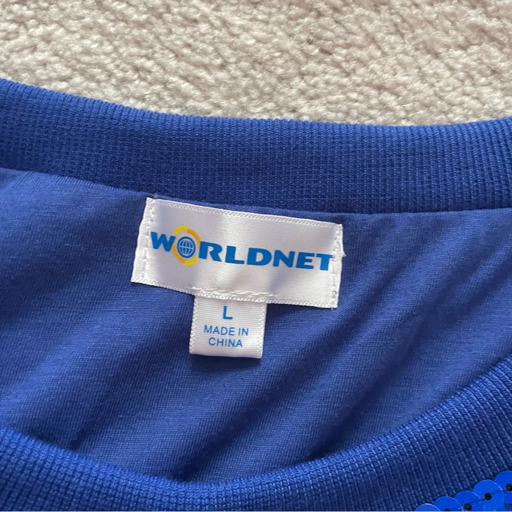 WORLDNET Sequin T-Shirt - Picture 8 of 16